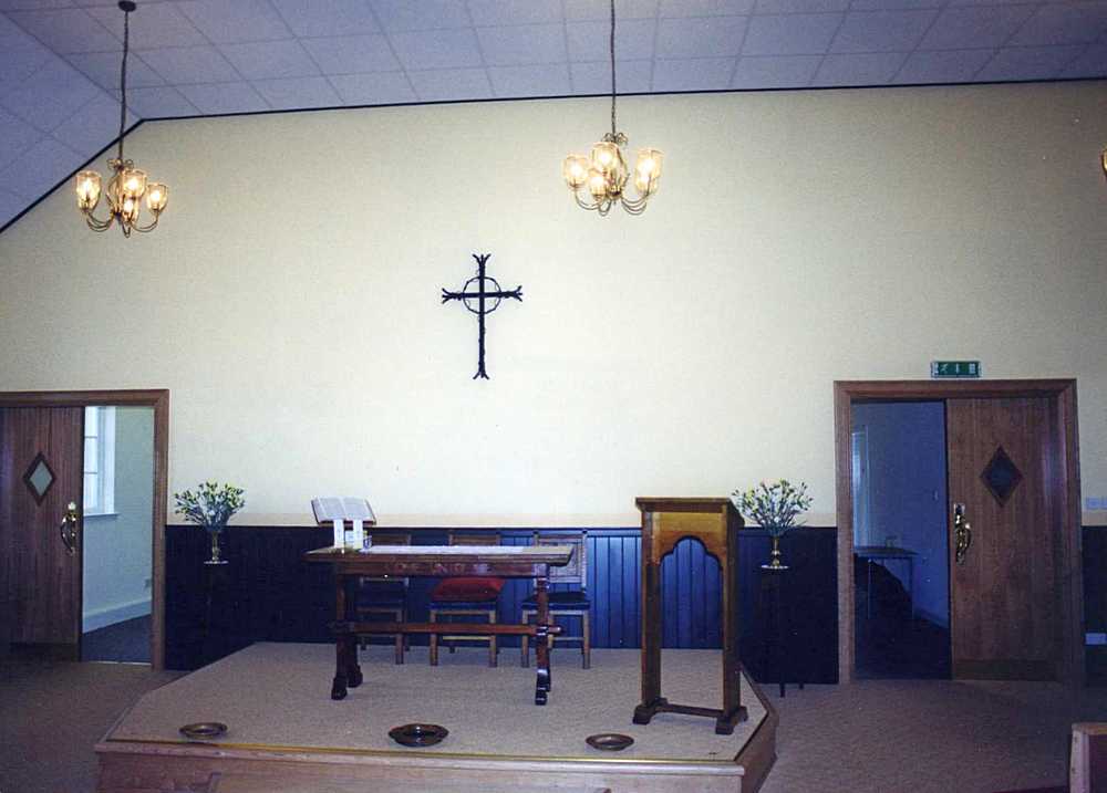Inside Coalburn Church in 2001